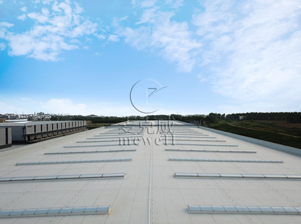 皖江江南保稅物流中心（B型）建設項目-安徽一字型電動排煙天窗+圓拱型固定式采光天窗